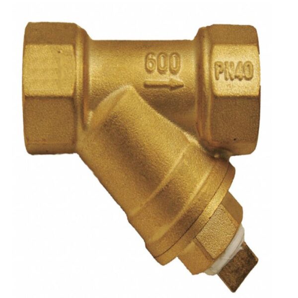 Y Strainer – Brass 1/2 in, Mesh, 20 mesh, 600 psi, 2 1/2