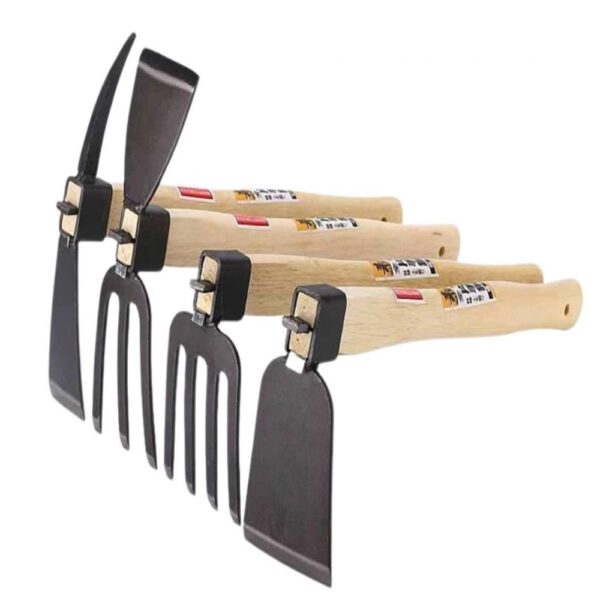 Gardening tool Wooden handle hoe for Home Garden Farming Agriculture flower planting hand tools