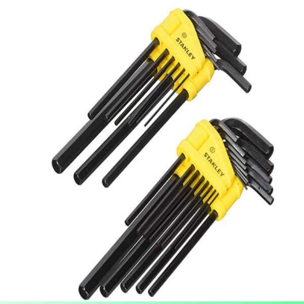 STANLEY Hex Key Set, Long Arm (18.5 x 4 x 25)