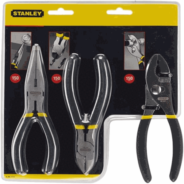STANLEY – 3 Piece Plier Set