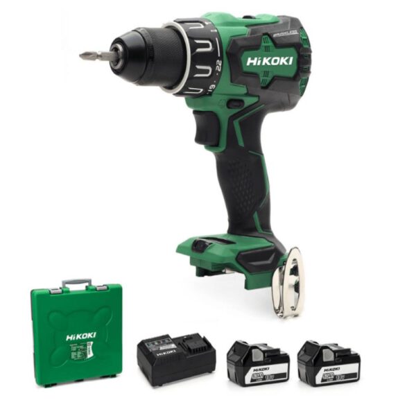 HiKOKI DV18DBFL2/JA Brushless Combi Drill 18V – 2 X 5.0AH LI-ION