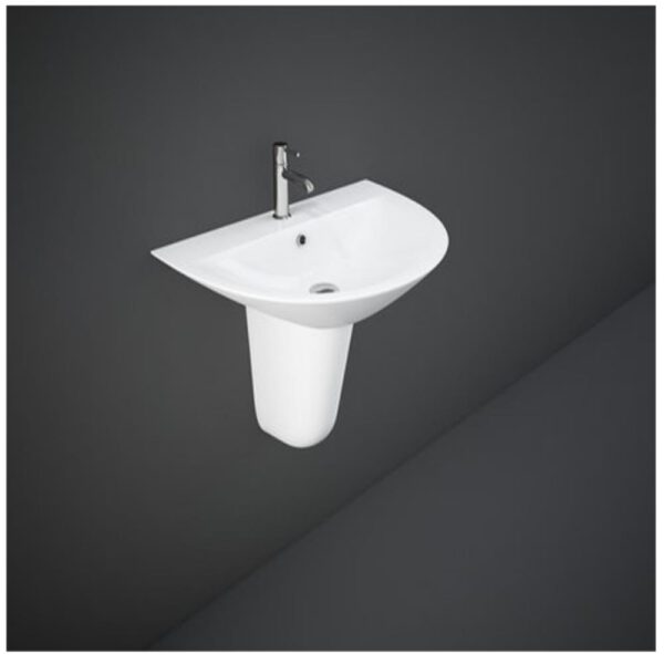 RAK CERAMICS MORNING WASH BASIN HALF PEDESTAL